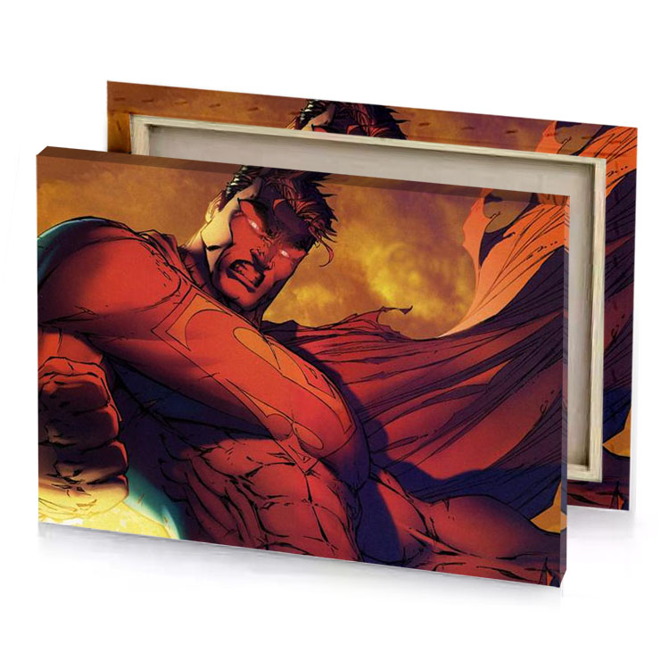 superman returns in new dc comics vermilion canvas