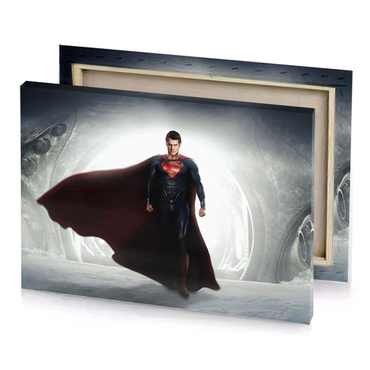 superman returns in the new trailer for upcoming movie zinnwaldite brown canvas