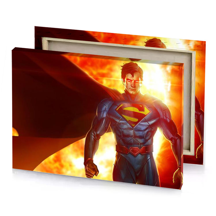 superman the animated movie zinnwaldite brown canvas