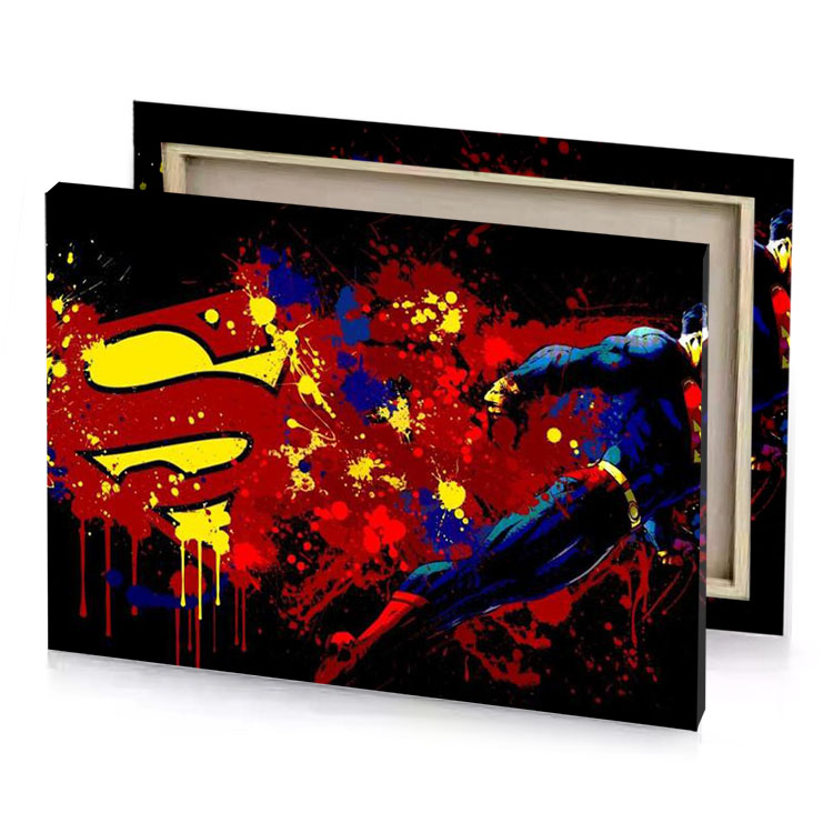 superman wallpapers hd dark red canvas