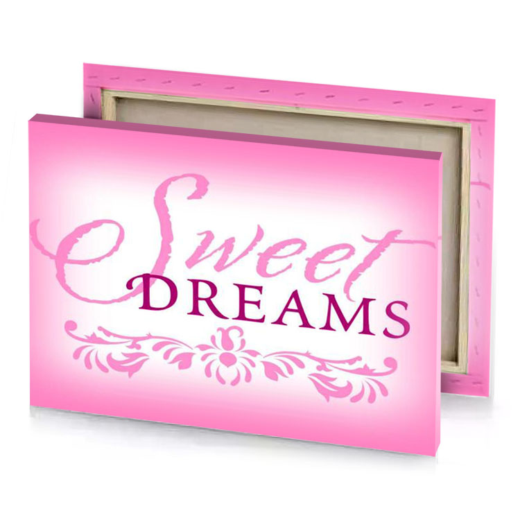 sweet dreams ghost white canvas
