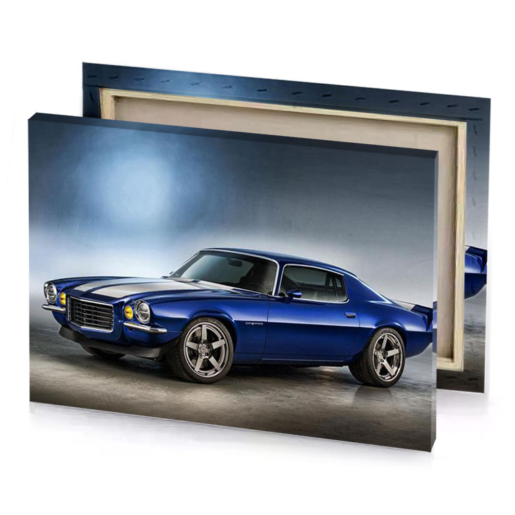 the 1970 chevrolet camaro is a classic muscle sapphire canvas