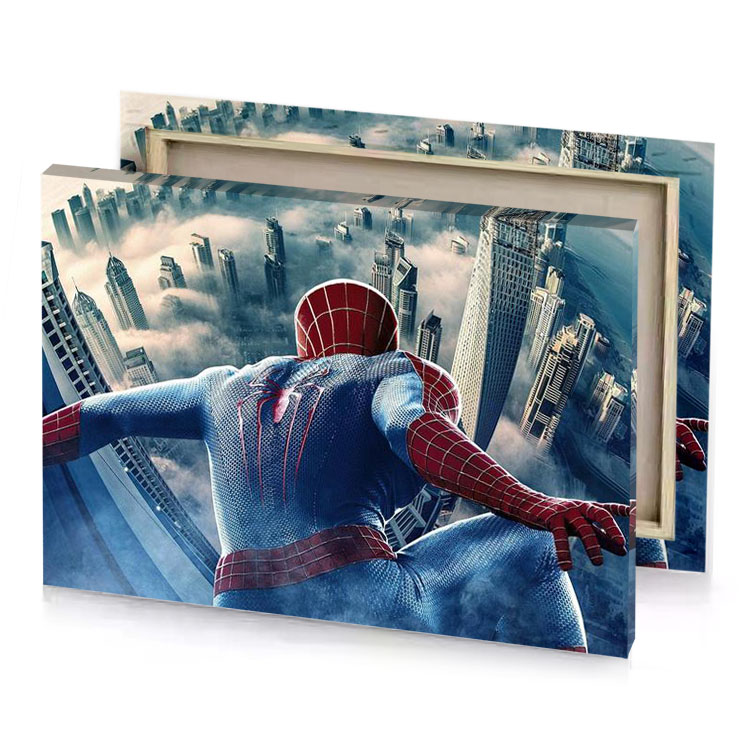 the amazing spider man burgundy canvas