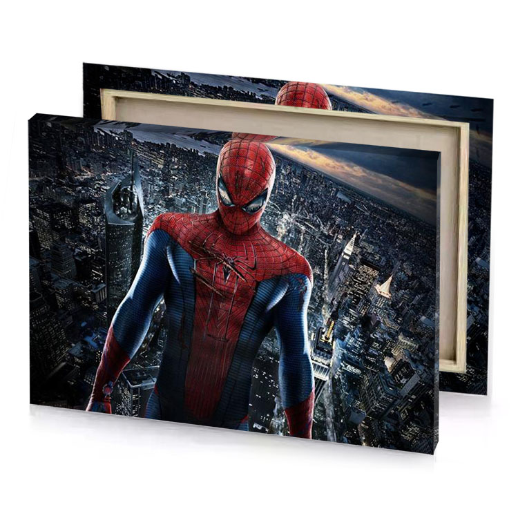 the amazing spider man in garnet canvas