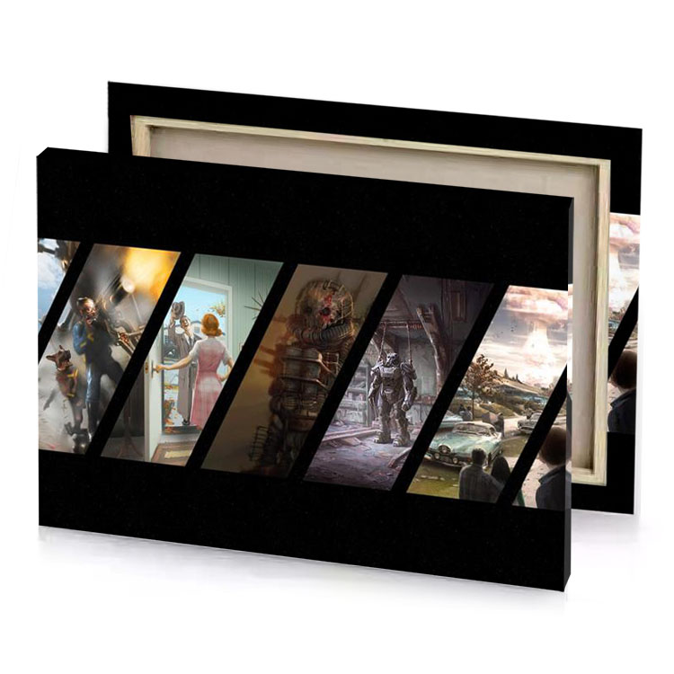 the art of falloutbyde bistre canvas
