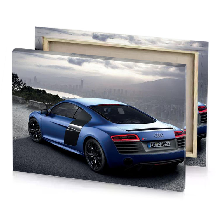 the audi r1 concept is shown in this image smoky black canvas