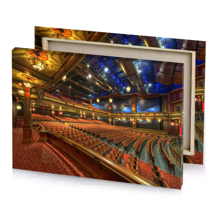 the auditorium at theatre sepia canvas
