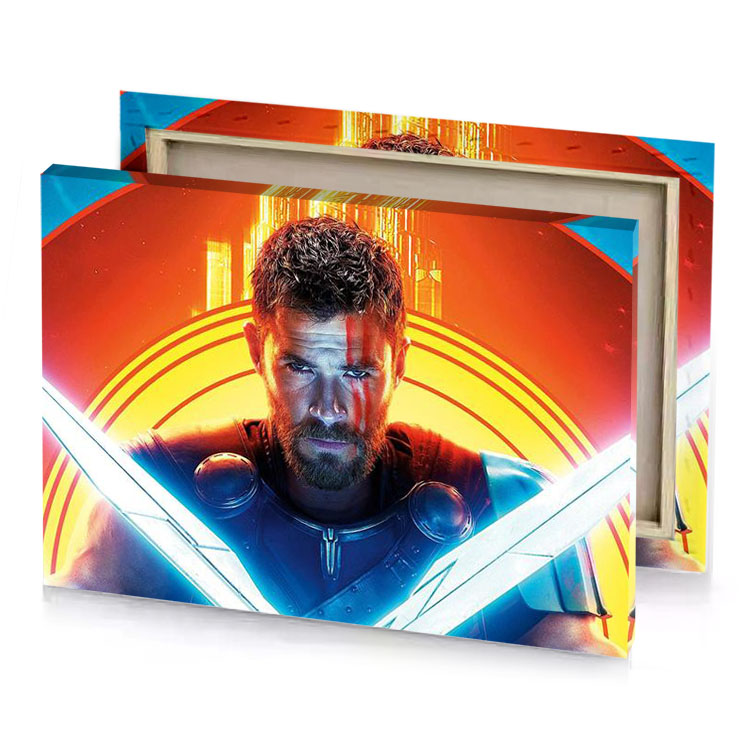 the avengers movie poster lemon canvas