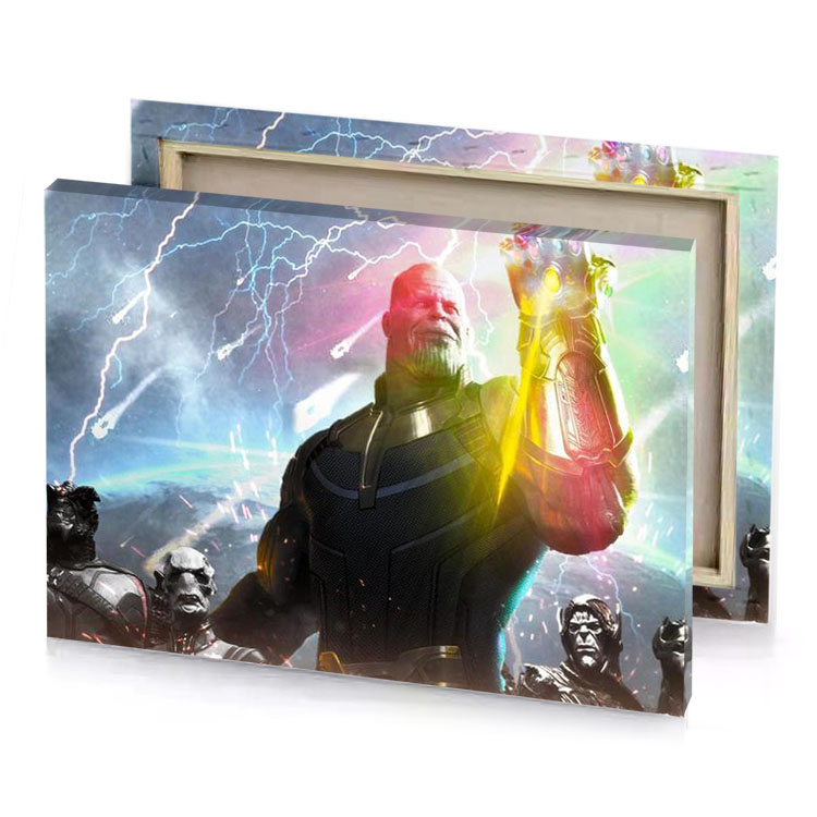 the avengers movie poster sepia canvas
