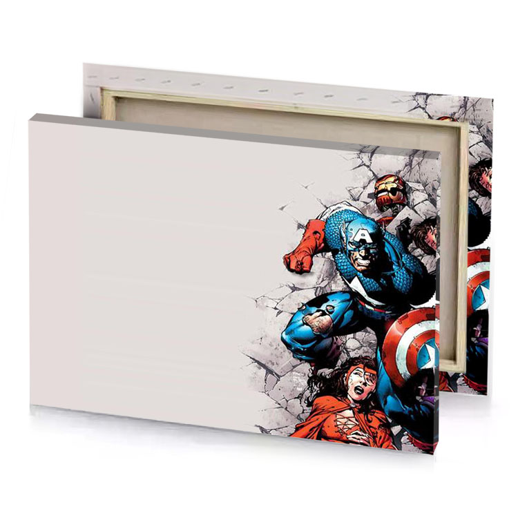 the avengers team wallpaper teal blue canvas