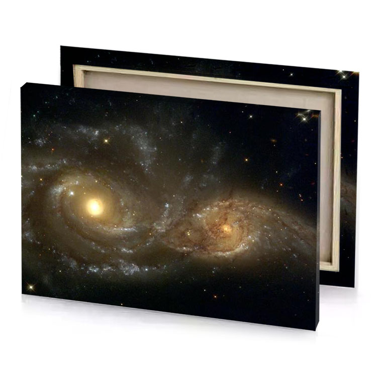 the barred galaxies ngc and dark olive green canvas