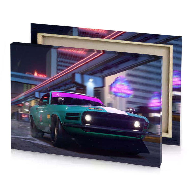 the cars in need for speed medium orchid canvas