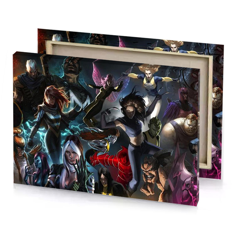 the characters of league smoky black canvas