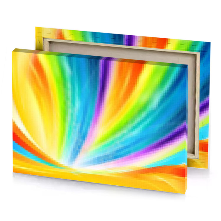 the colorful abstract background maximum blue canvas