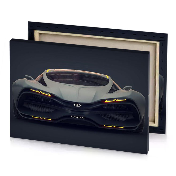 the concept car is a futuristic that can be driven manatee canvas