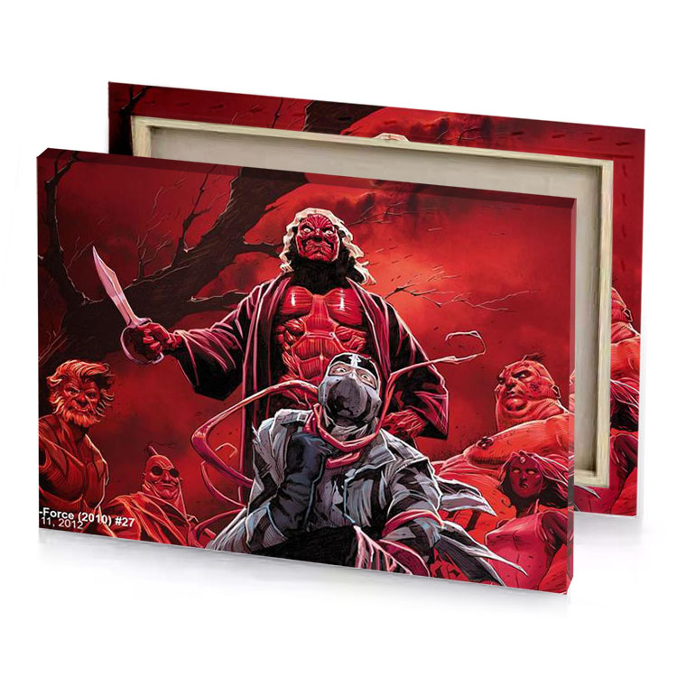 the cover for first issue of marvel s new comic brown canvas