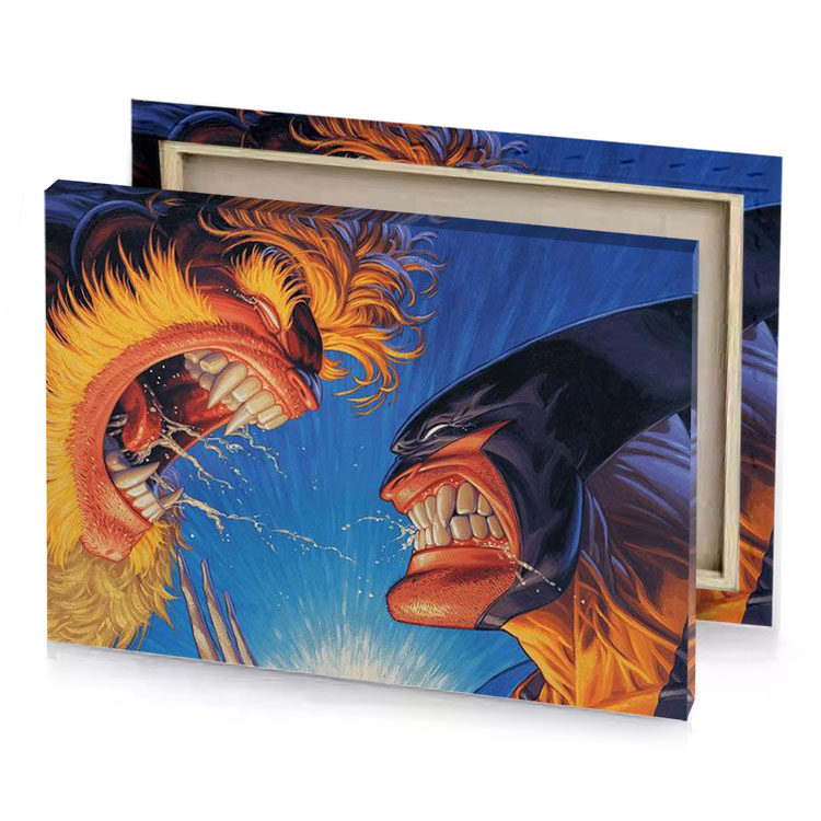 the cover for wolverine and s fury lapis lazuli canvas