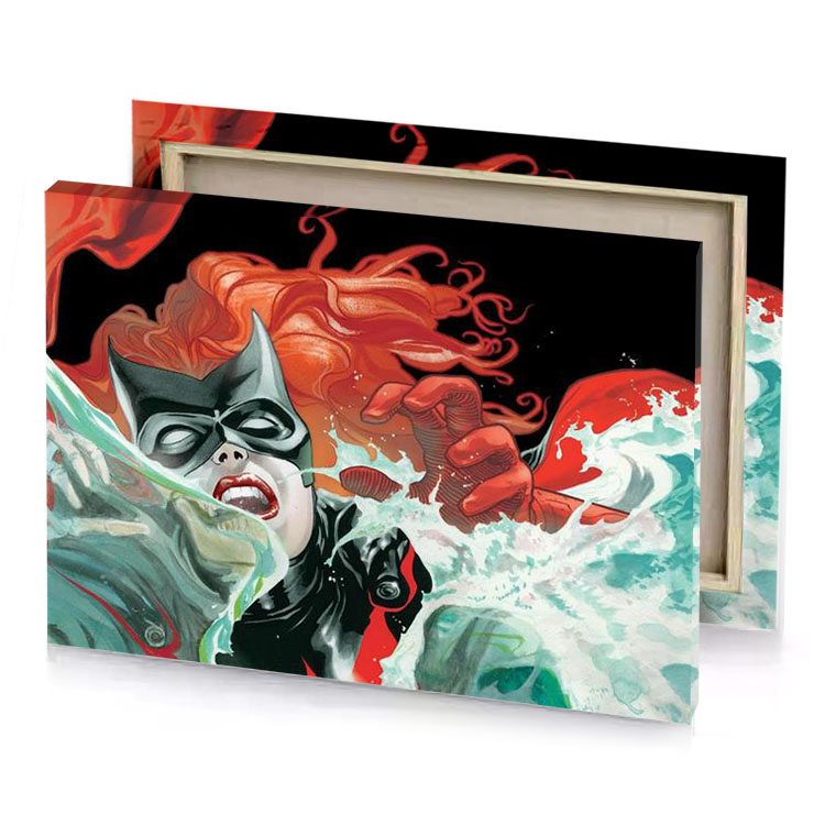 the cover to new batman and harley 1 bittersweet shimmer canvas