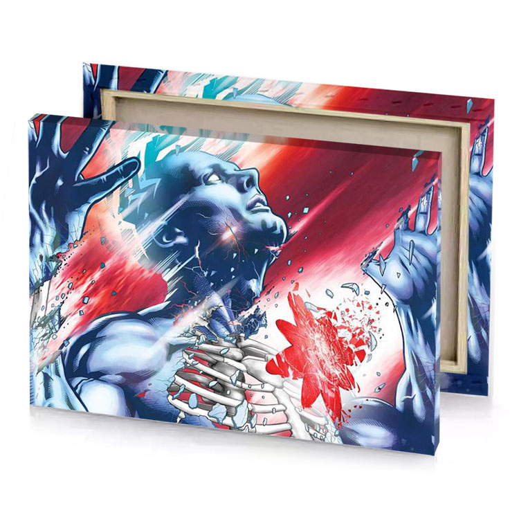 the cover to new x men 1 brown canvas