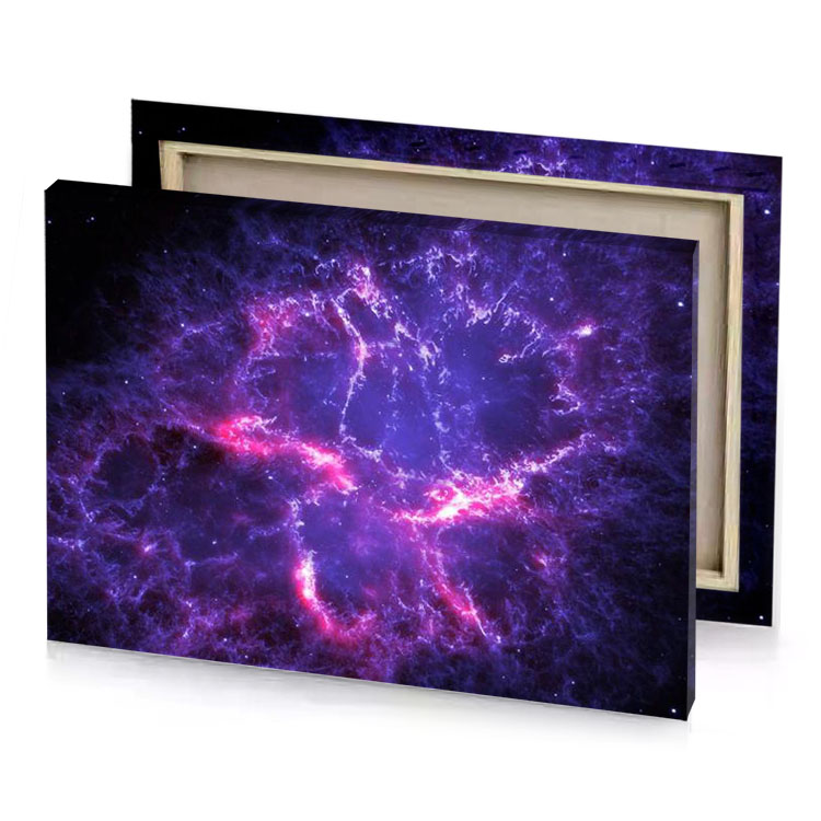 the crab nebula dark slate blue canvas