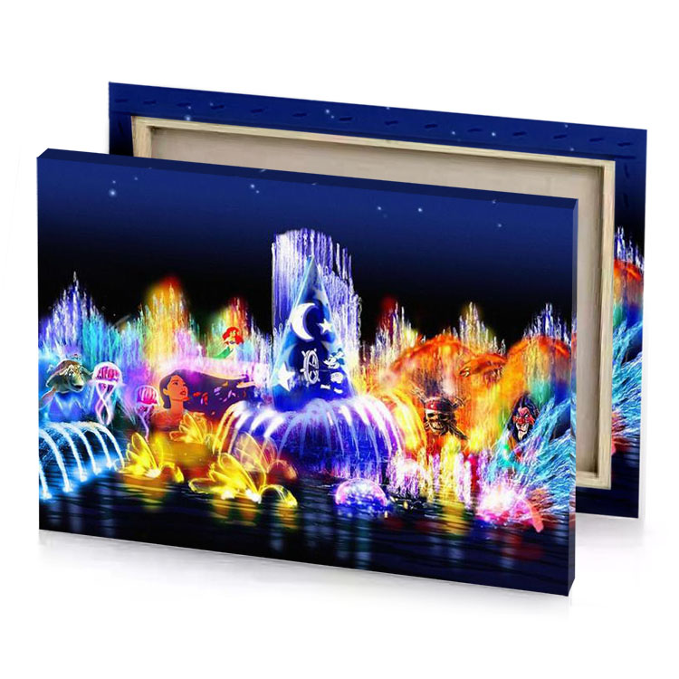 the disney movie poster ultramarine canvas