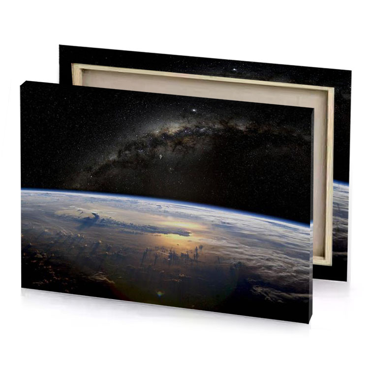 the earth and milky rosy brown canvas