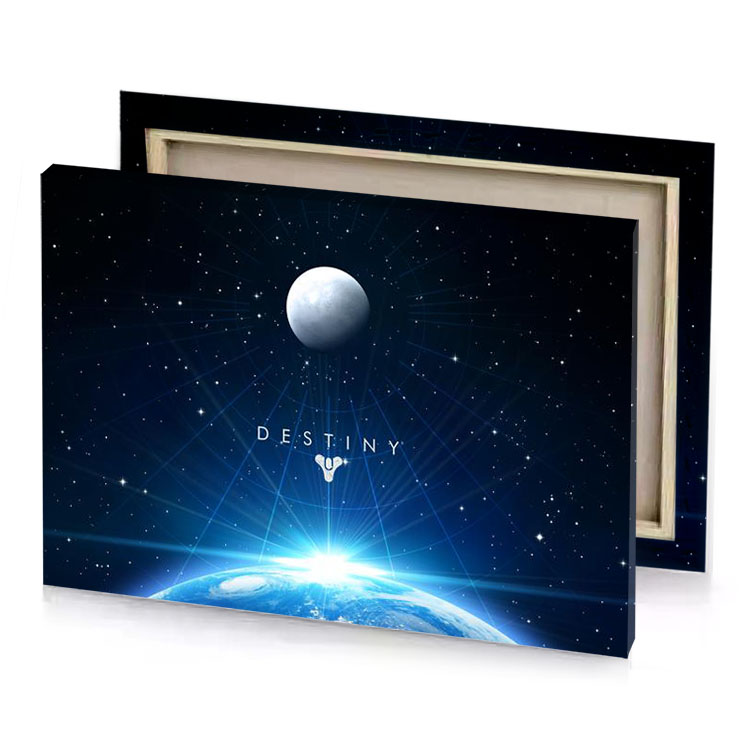 the earth with sun shining behind it sapphire canvas