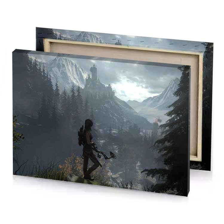 the elder in s forest dim gray canvas
