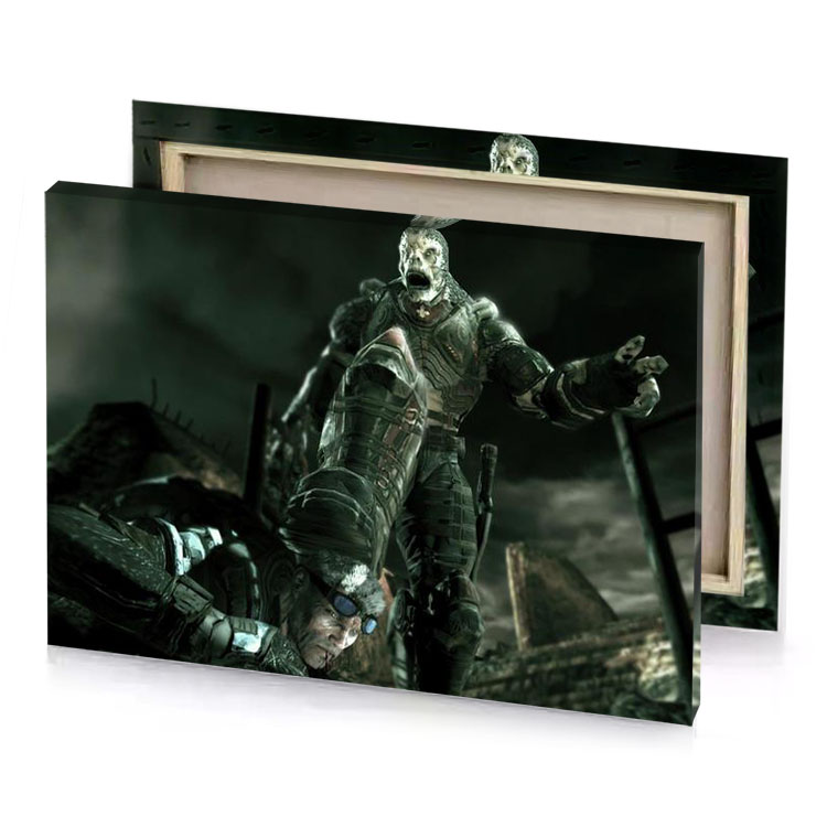 the elder in skyrim smoky black canvas