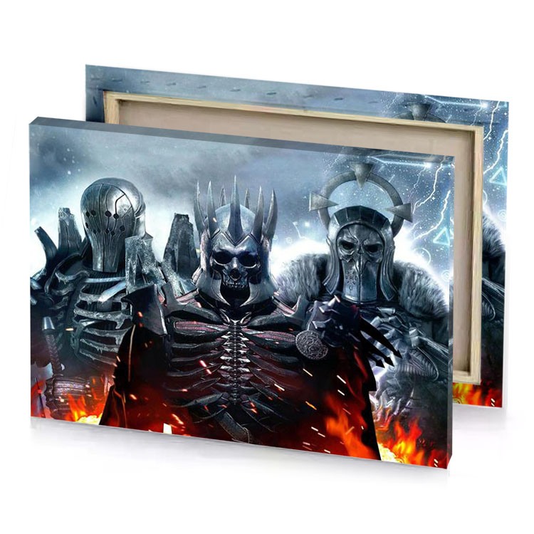 the elder of dead and smoky black canvas