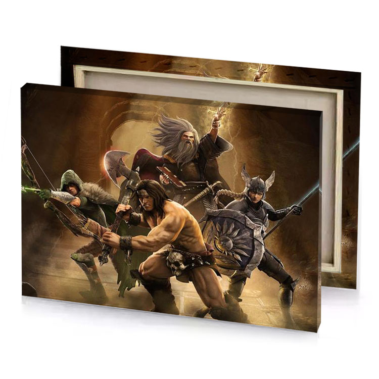 the elder warriors in wars garnet canvas