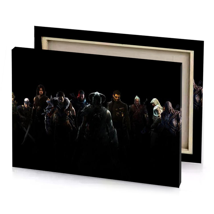 the elderverses in smoky black canvas