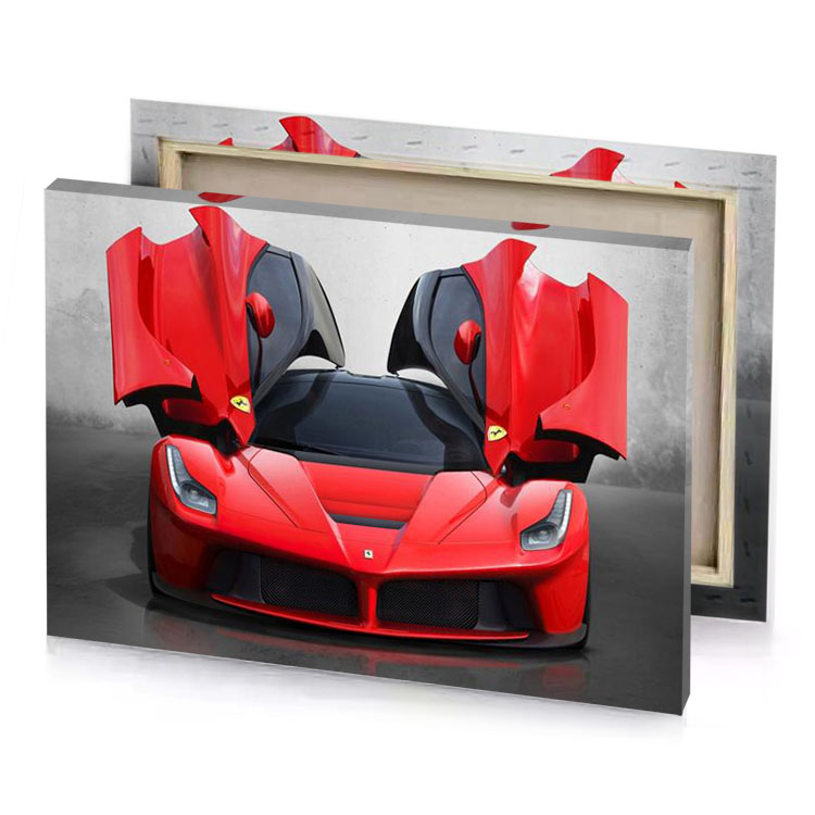 the ferrari lafero is a supercar with very aerodynamic design lust canvas