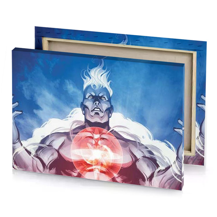 the flash in dc universe iceberg canvas