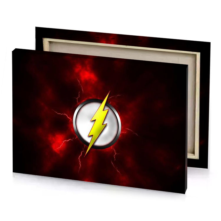 the flash logo lemon canvas