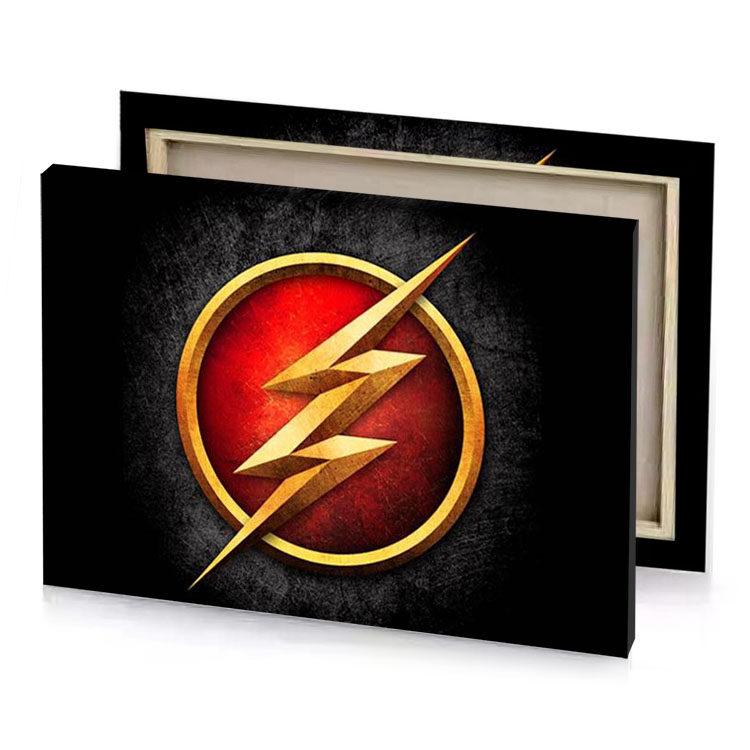 the flash logo lust canvas