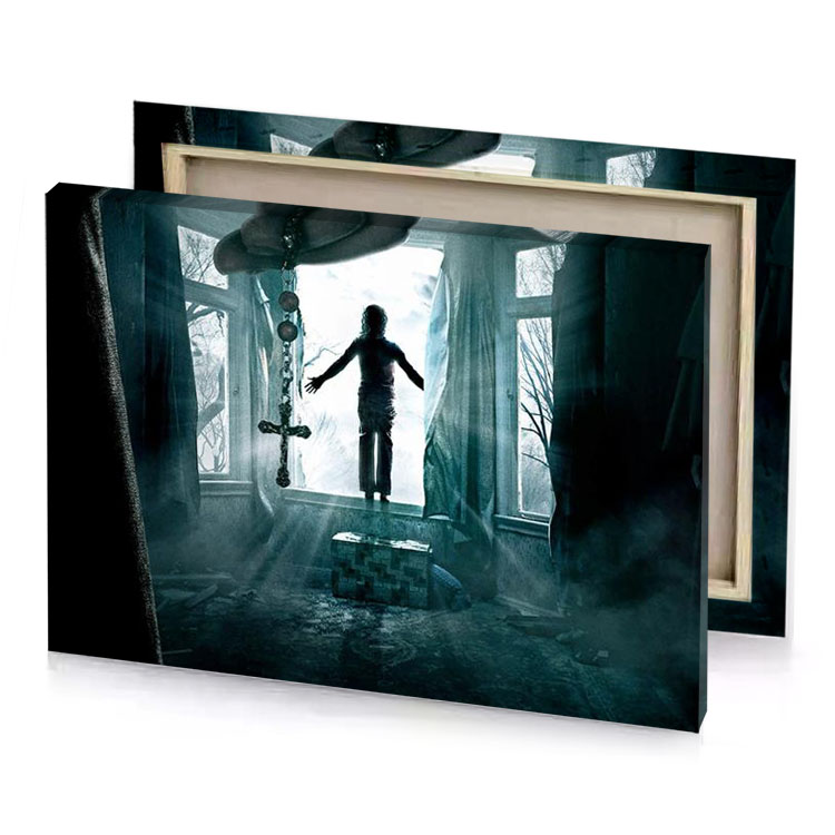 the haunting of house dead charcoal canvas