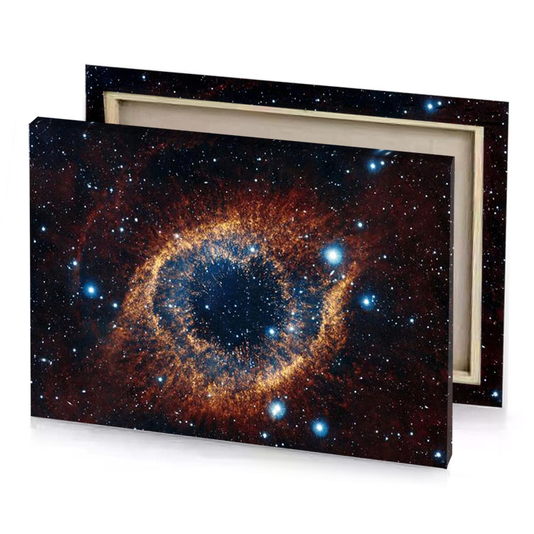 the helix nebula garnet canvas