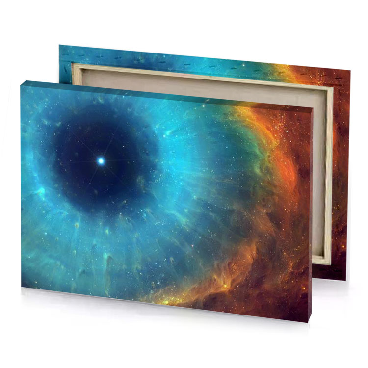 the helixl nebula maximum blue canvas