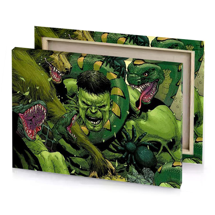 the hulk dark olive green canvas