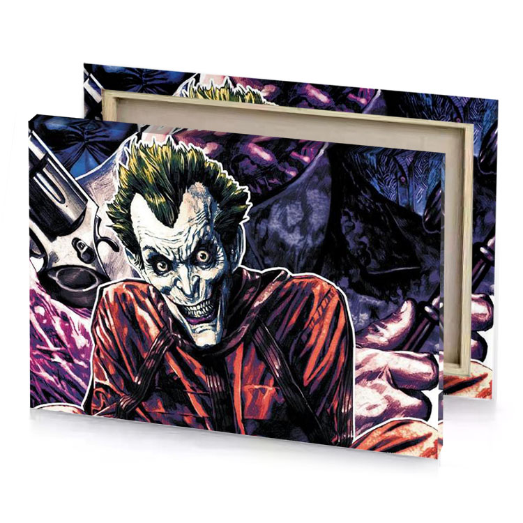 the joker and his gang smoky black canvas