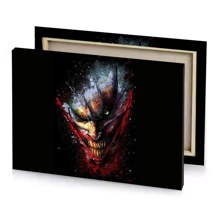 the joker wallpaper bistre canvas
