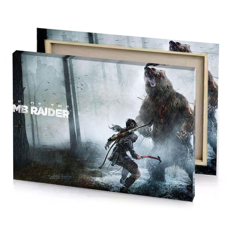 the last frontier tomb raider platinum canvas