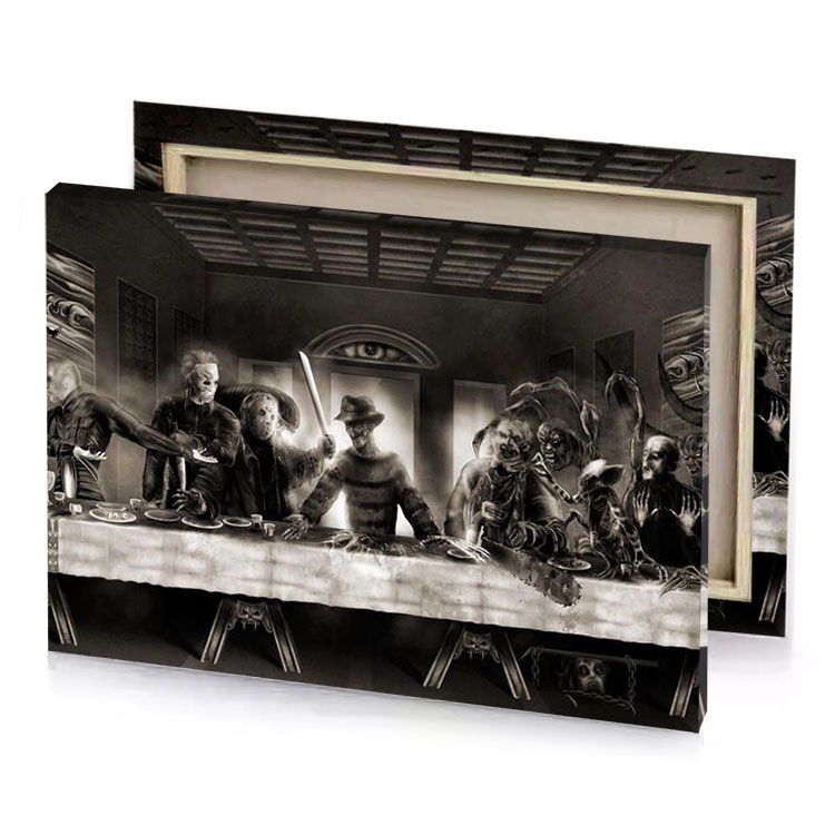 the last supper by david vander silver canvas