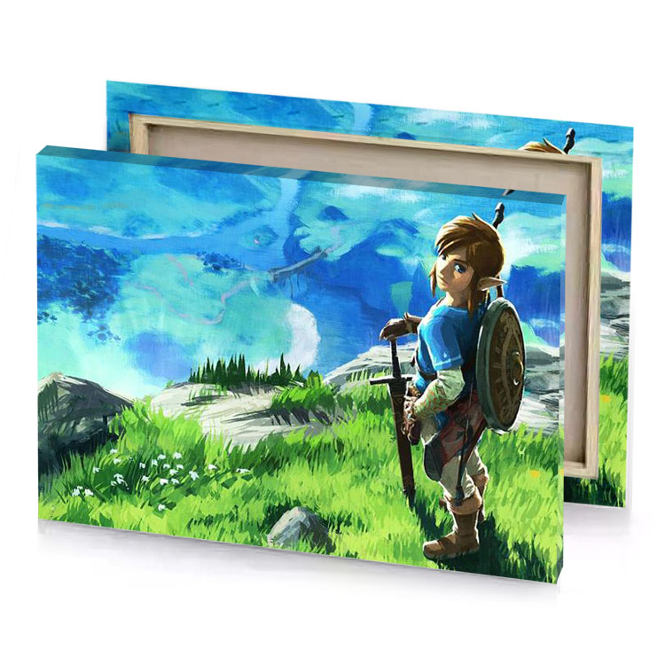the legend of ze medium turquoise canvas