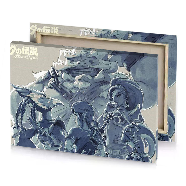 the legend of zeo dim gray canvas