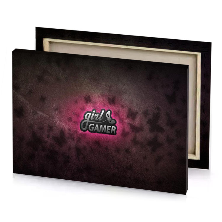 the logo for game is a dark and background garnet canvas