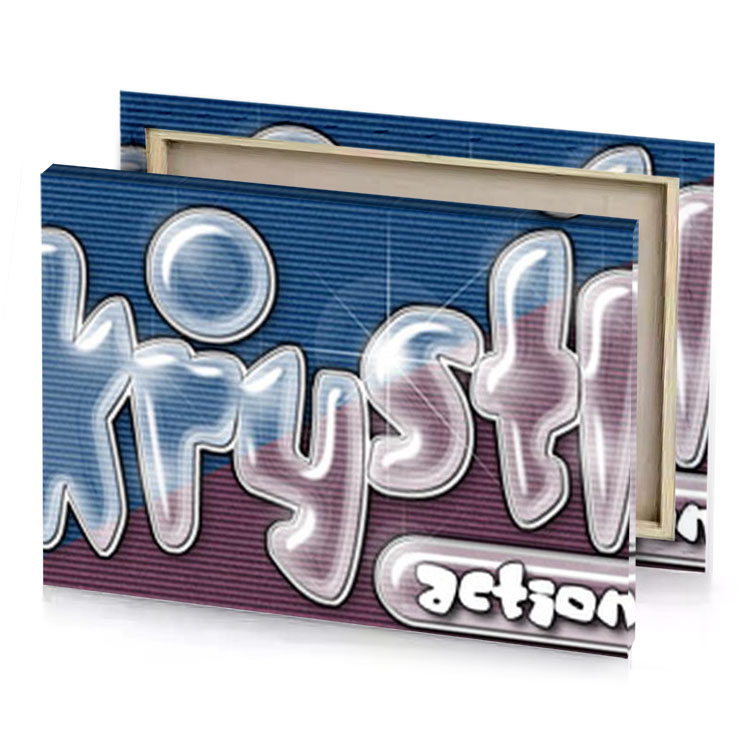 the logo for new album fresh silver canvas