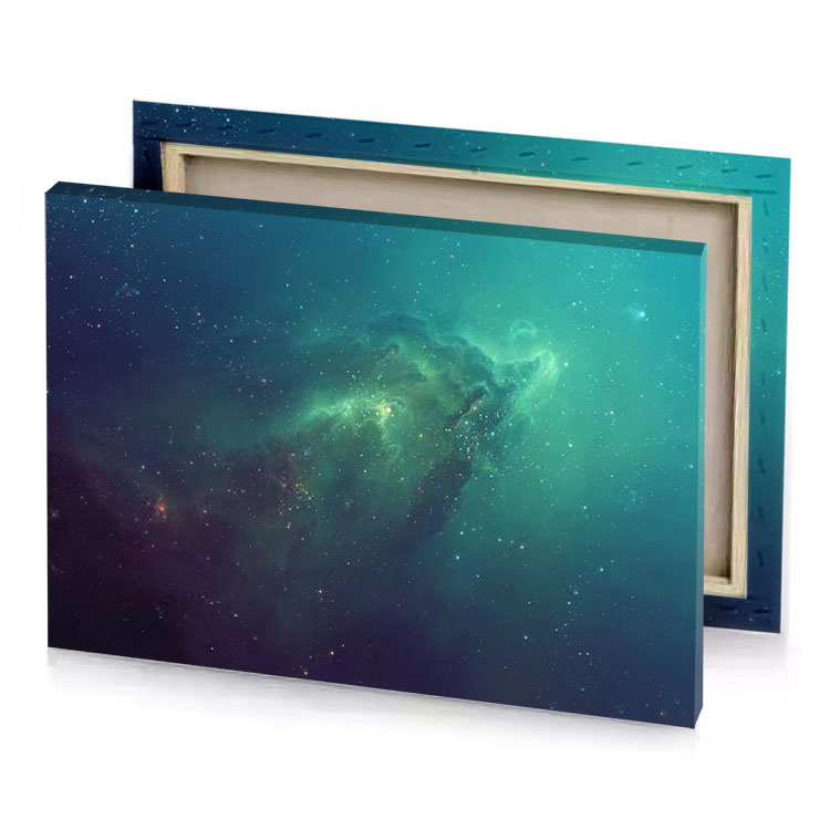 the milky nebula and its surroundings viridian canvas