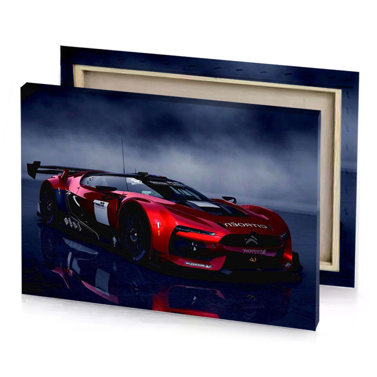 the new ferrari sports car slate gray canvas